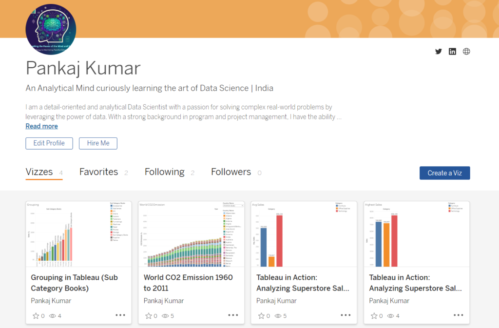 Tableau Data Visualization